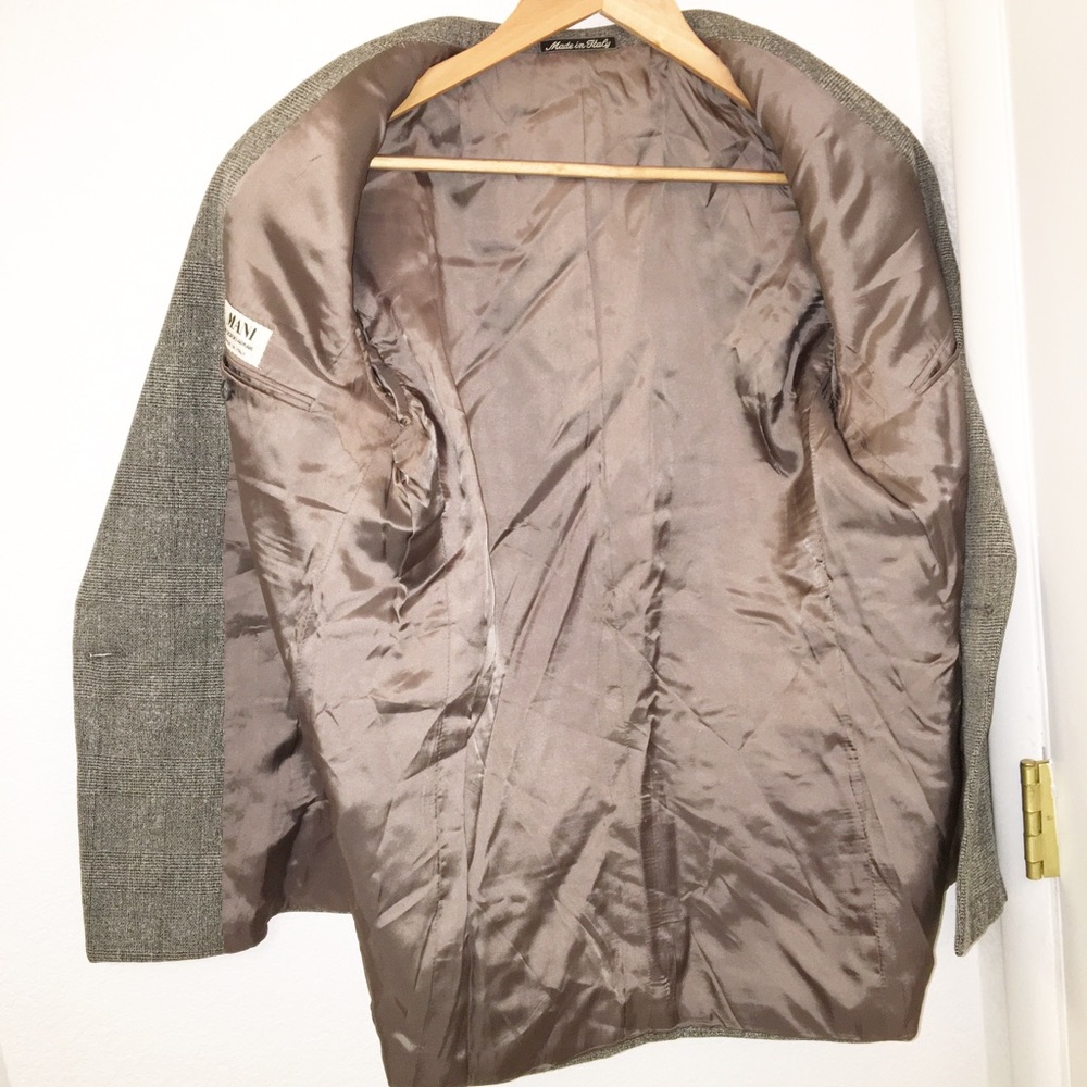 ARMANI Vintage Grey Oversized (Men’s)Blazer SZ: L - Picture 7 of 8